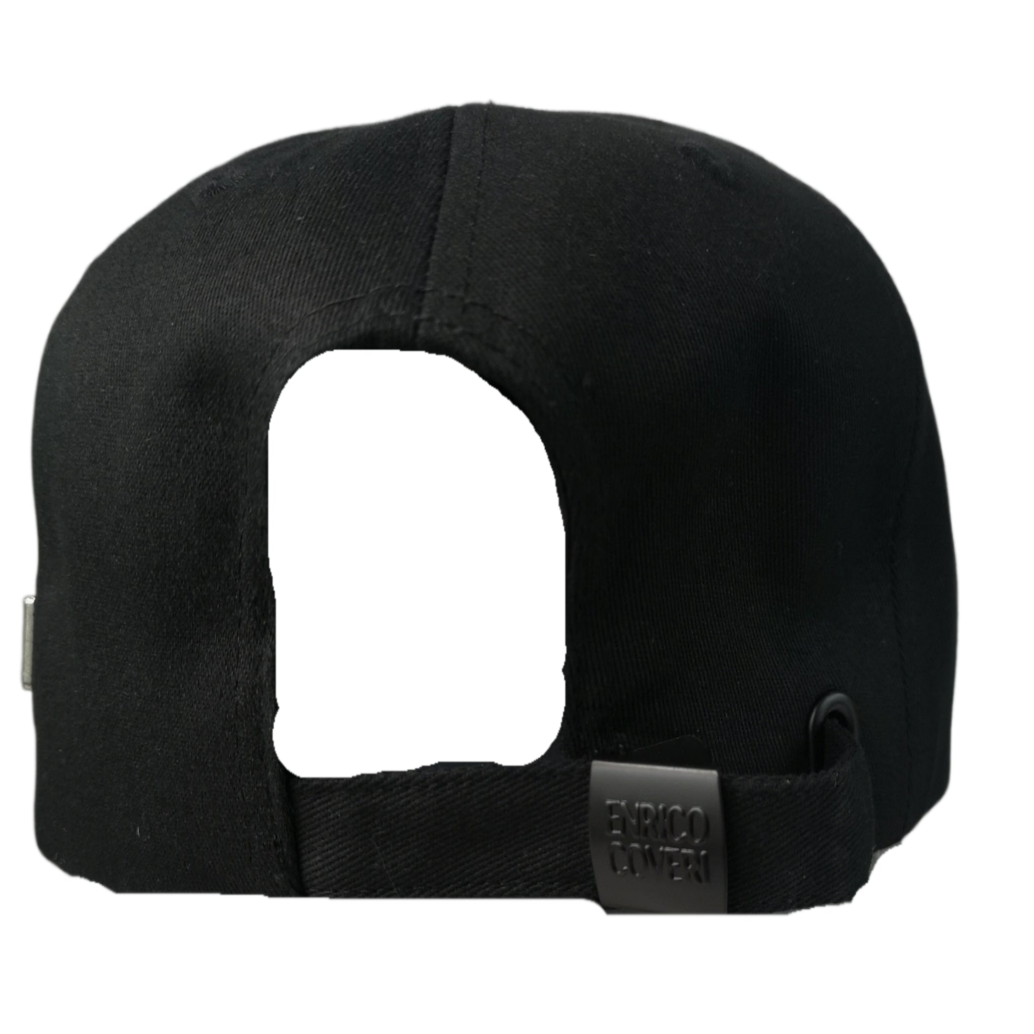 Enrico Coveri Logo Black Italian Cap