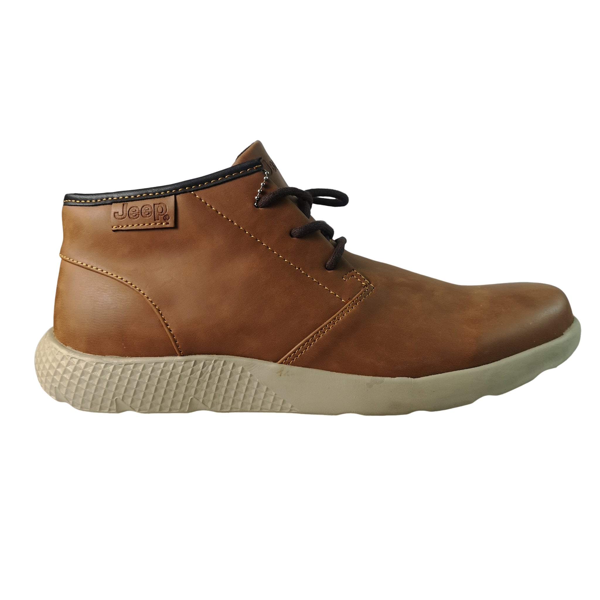 Jeep Castor Tan Brown Tech Comfort Mid Shoe