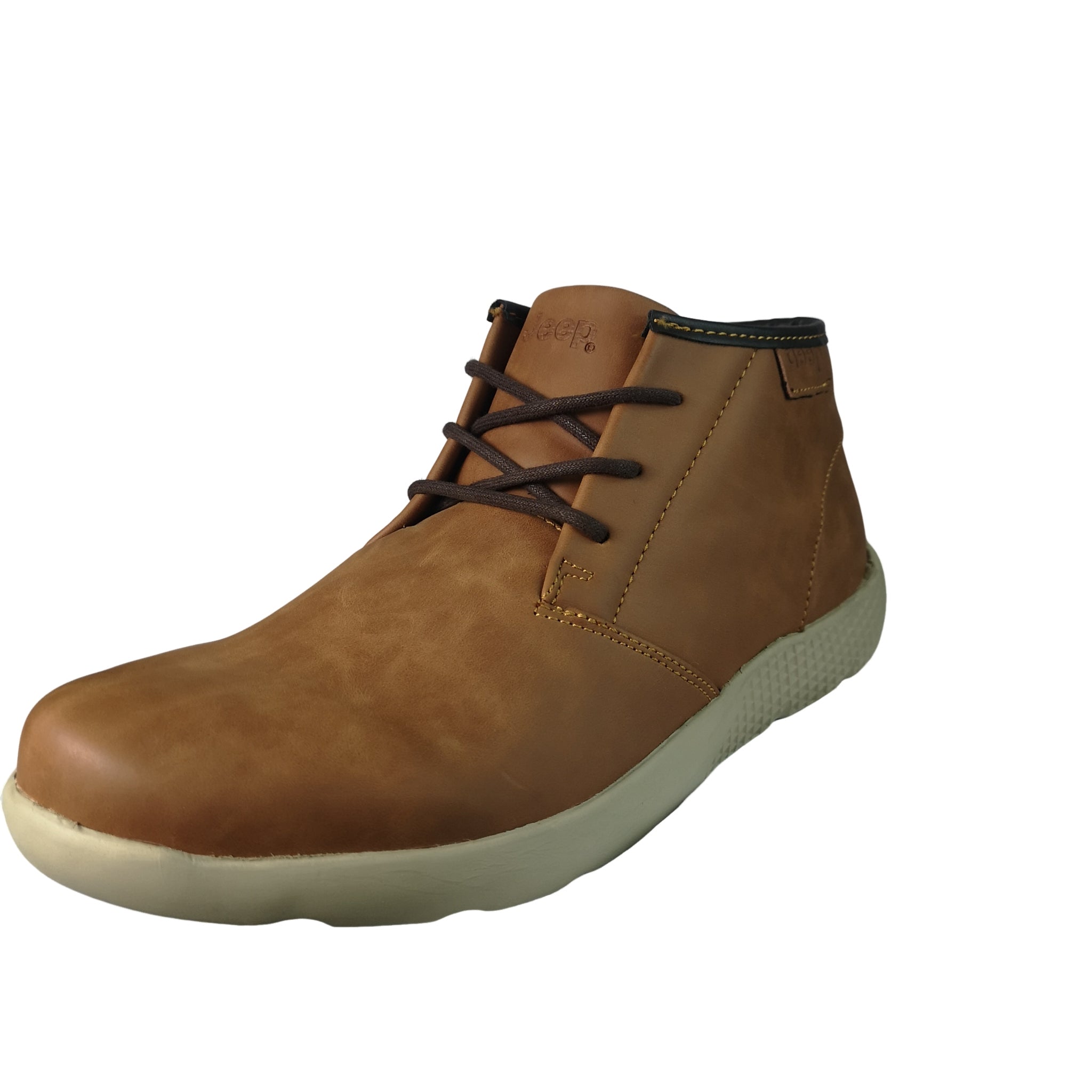 Jeep Castor Tan Brown Tech Comfort Mid Shoe