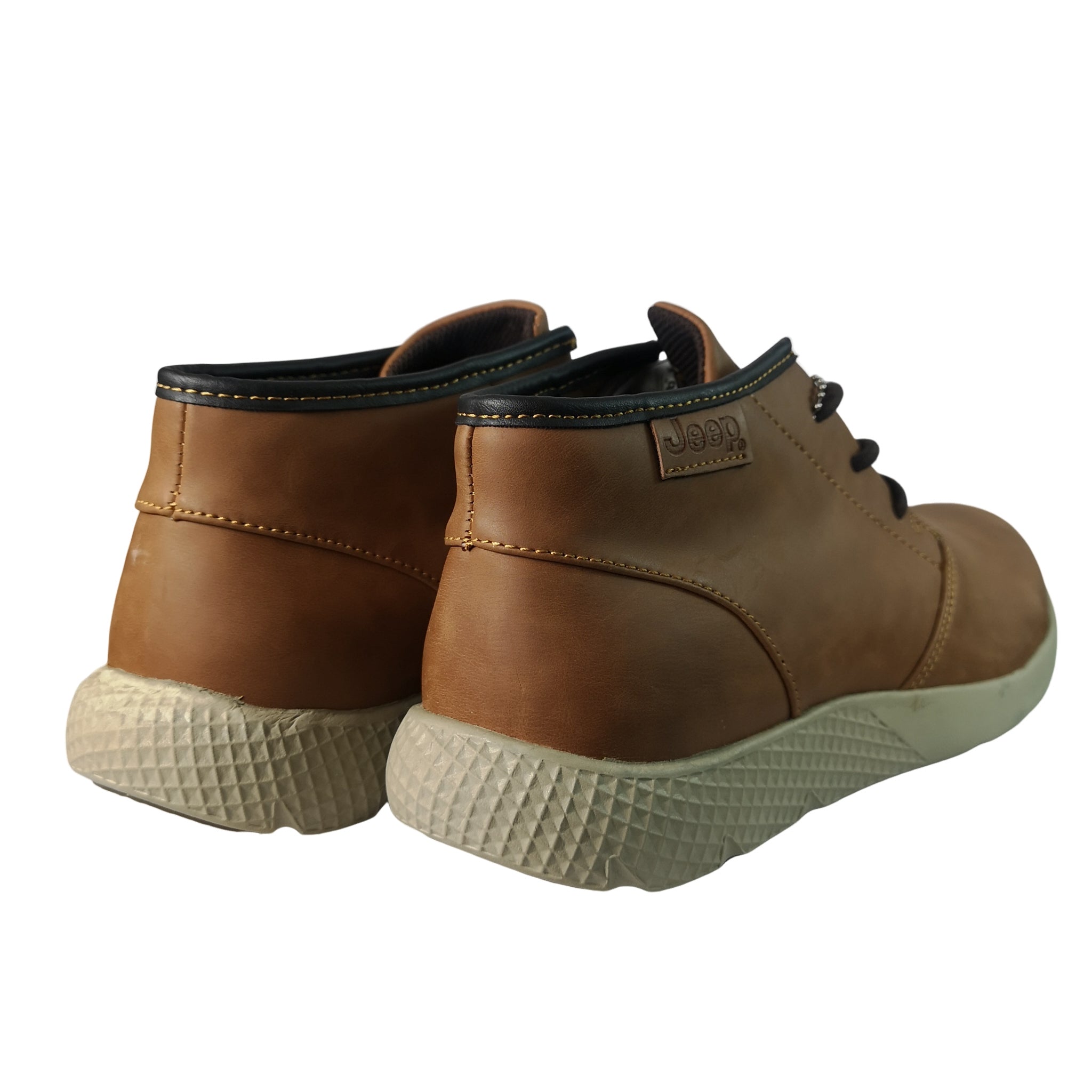 Jeep Castor Tan Brown Tech Comfort Mid Shoe