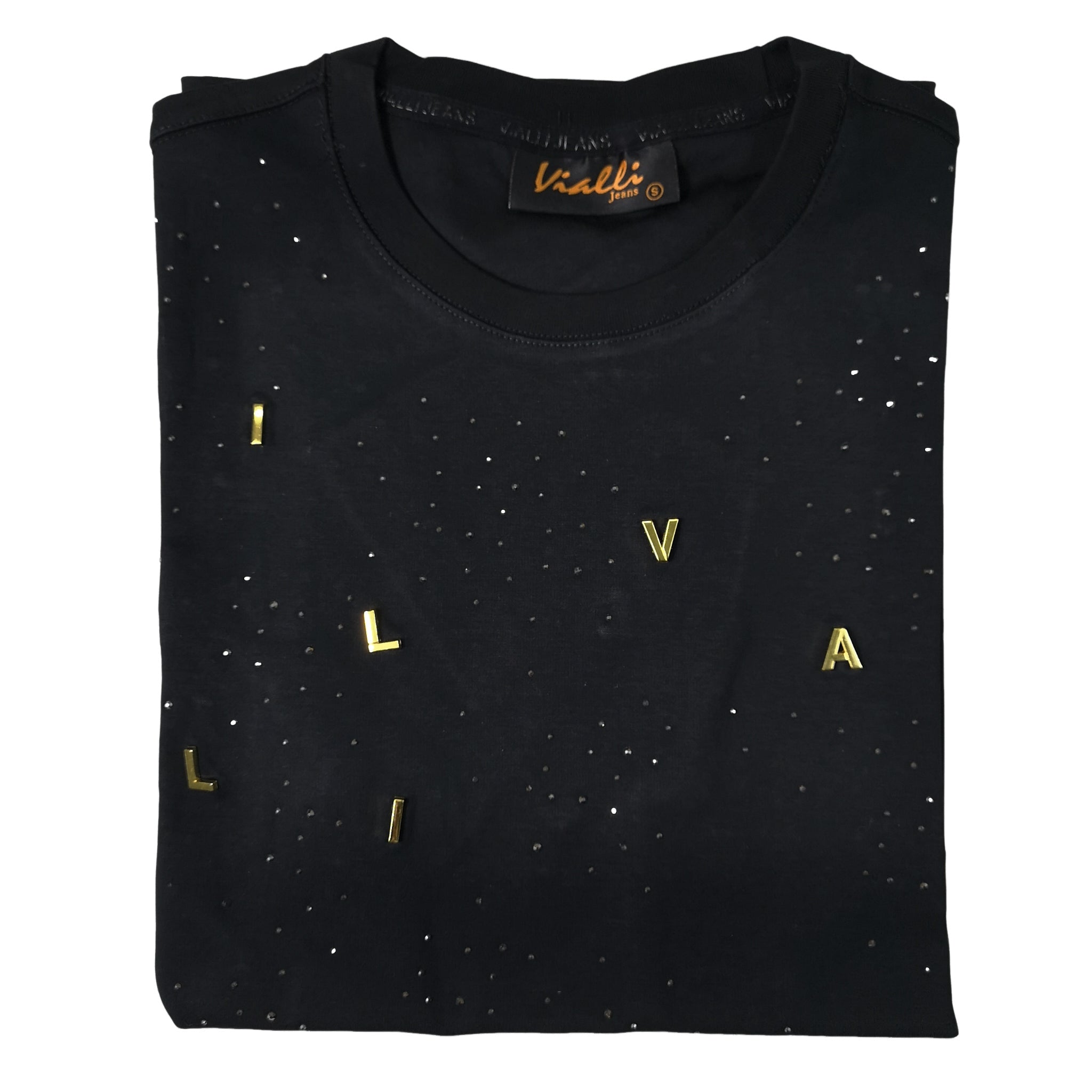 Vialli Impulse Black T-Shirt