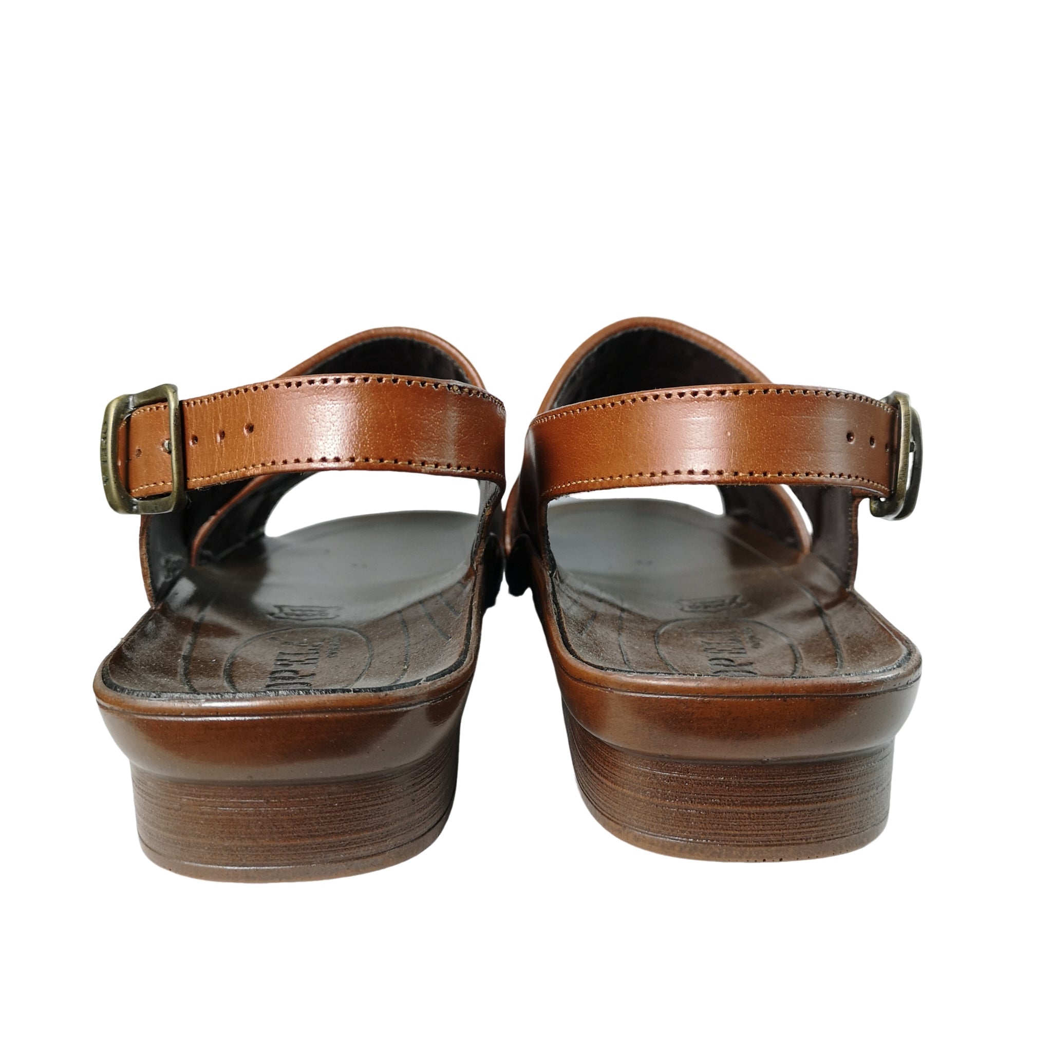 Opela Shaka Cognac Leather Sandals