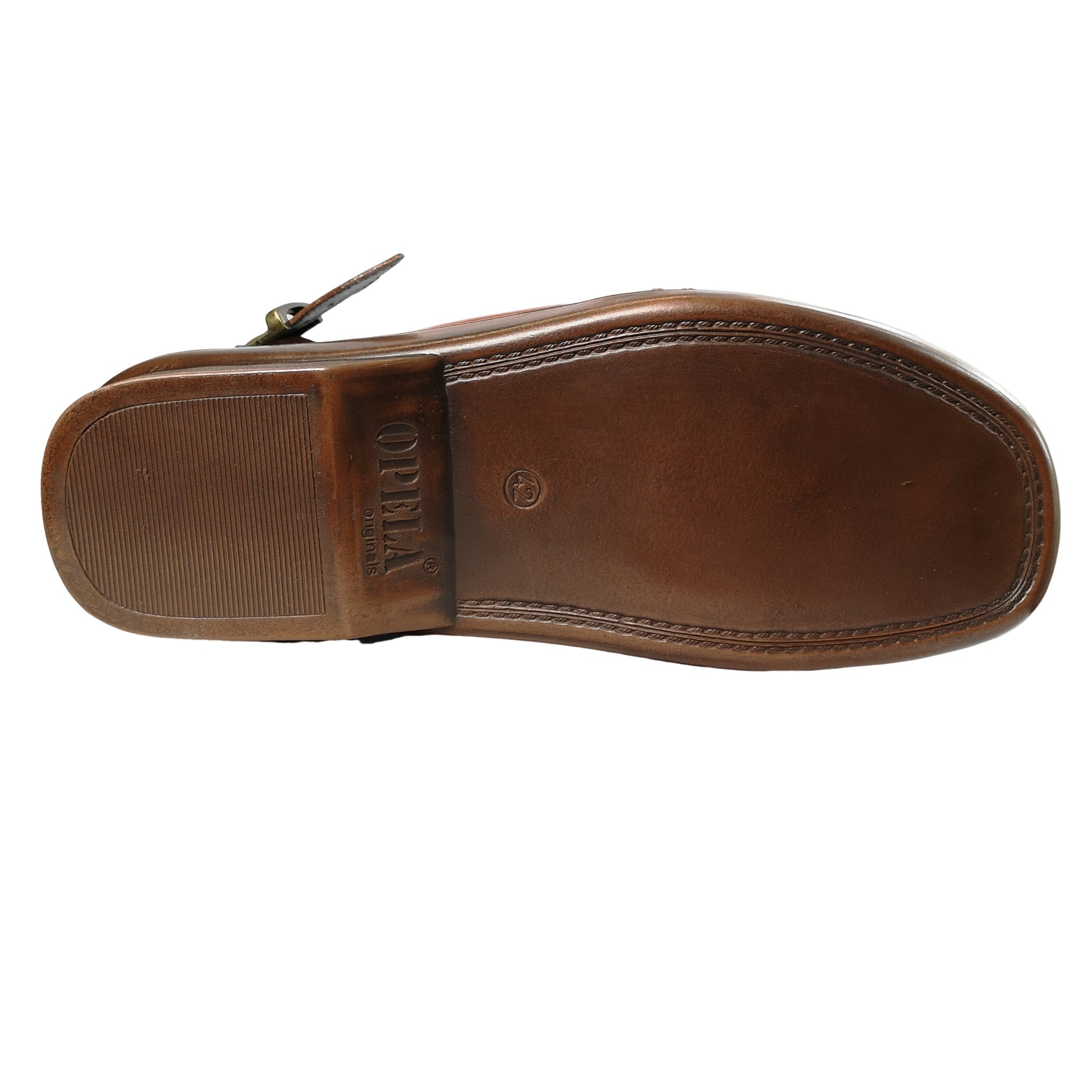Opela Shaka Cognac Leather Sandals