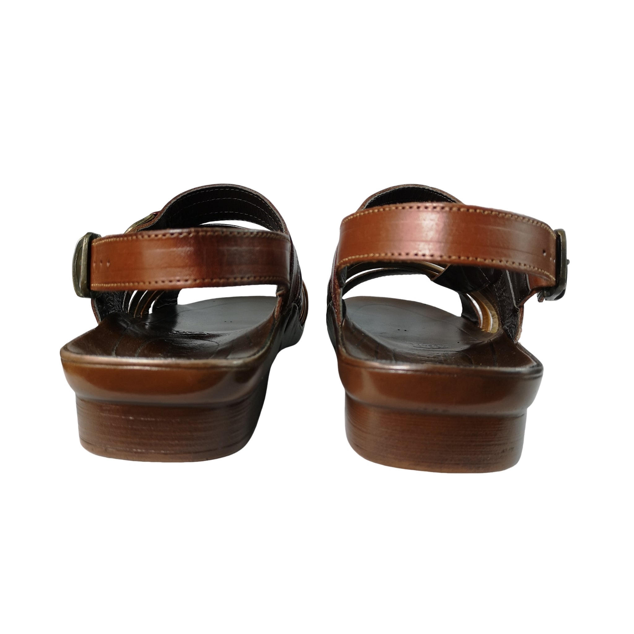Opela Shaka Cognac Leather Sandals