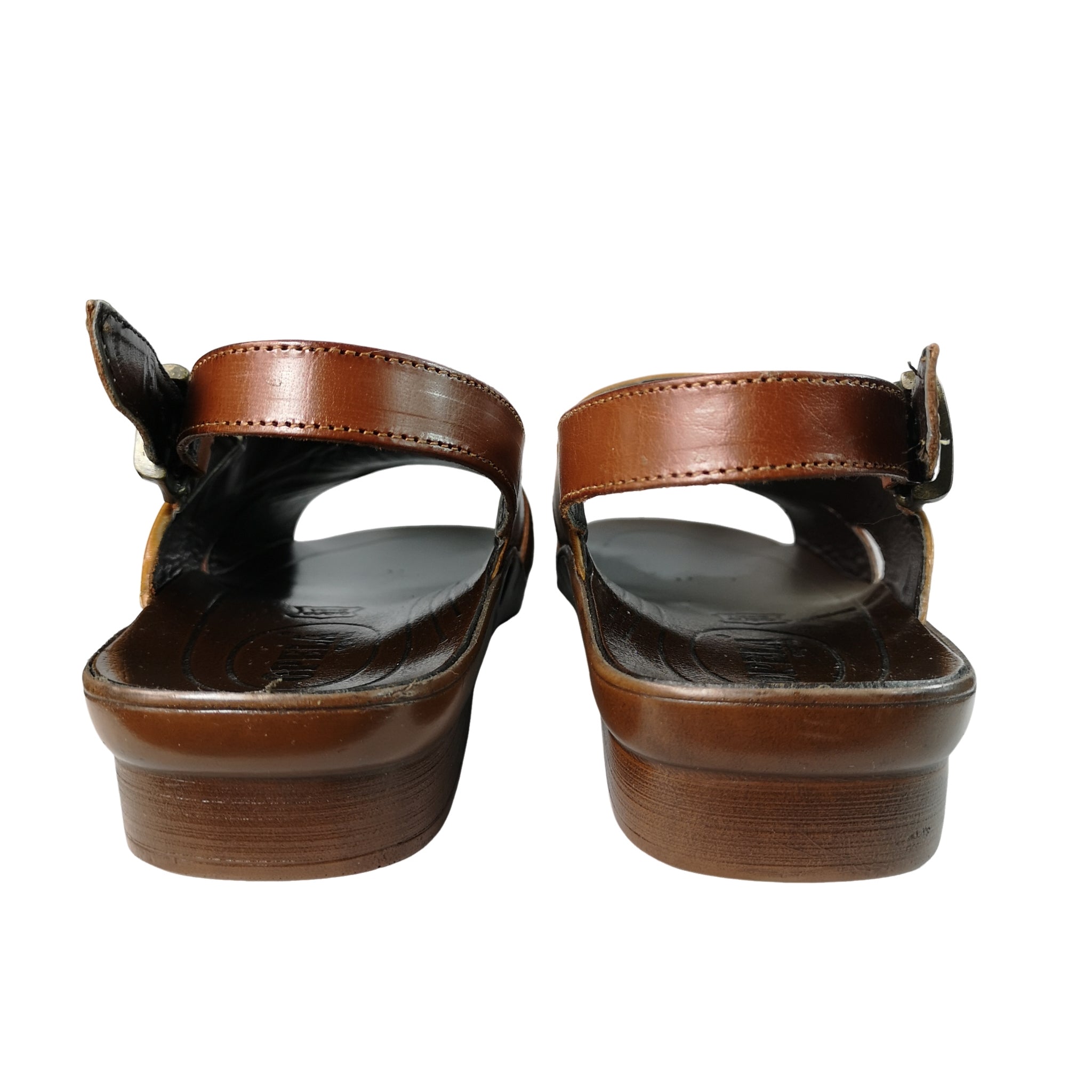 Opela Shaka X Cognac Leather Sandals