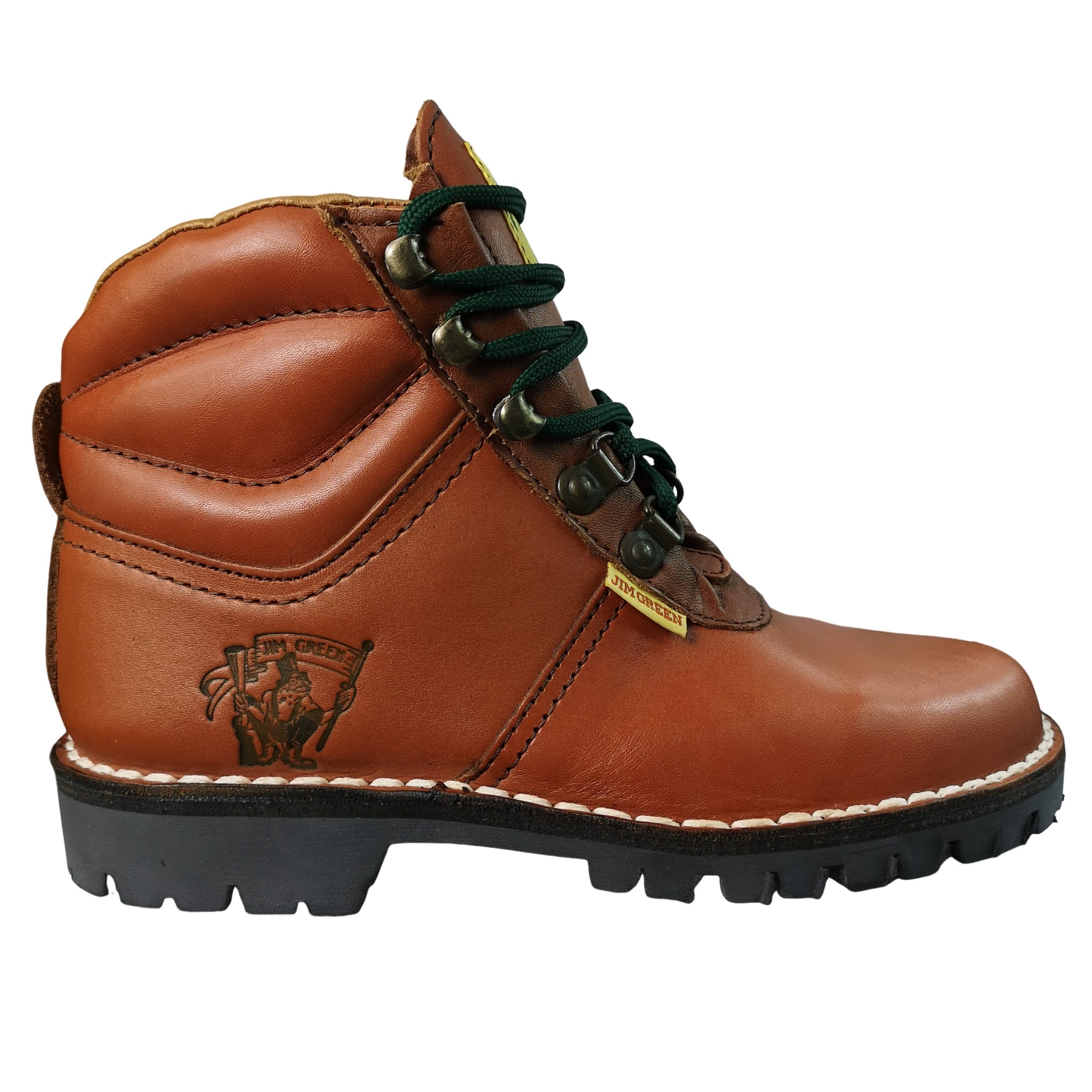 Jim Green Leather Highlander Boots Tan