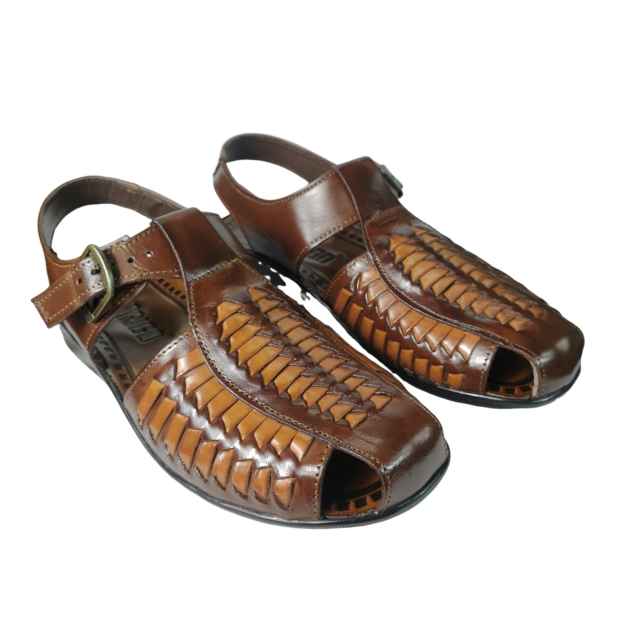 Rodrigo Taupe Multi Leather Sandal
