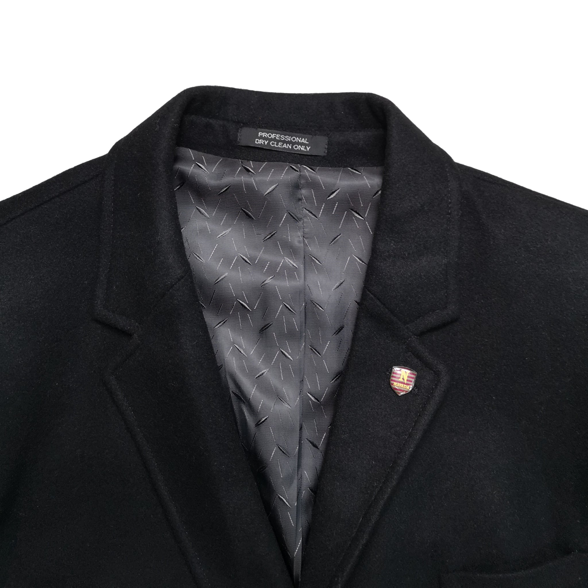 Navada Black Overcoat