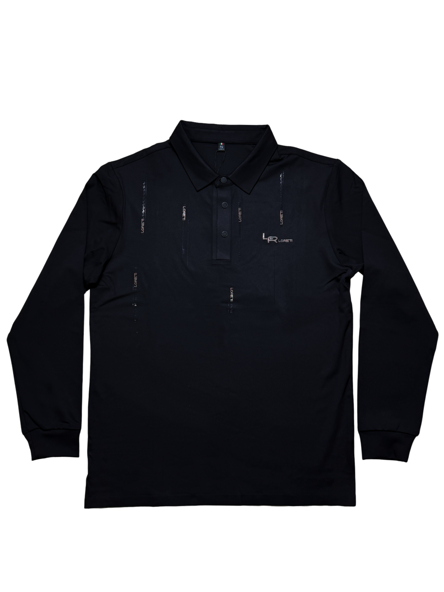 Loreti Lune Long Sleeve Black Golfer