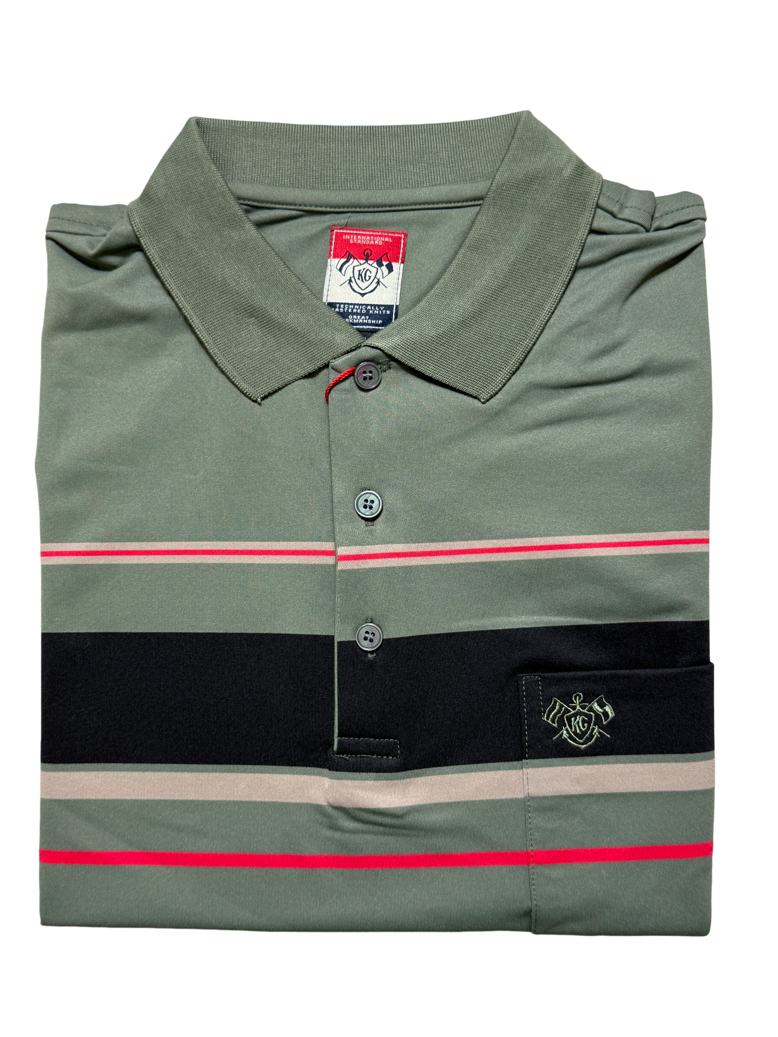 KG Olive Green LS Golfer