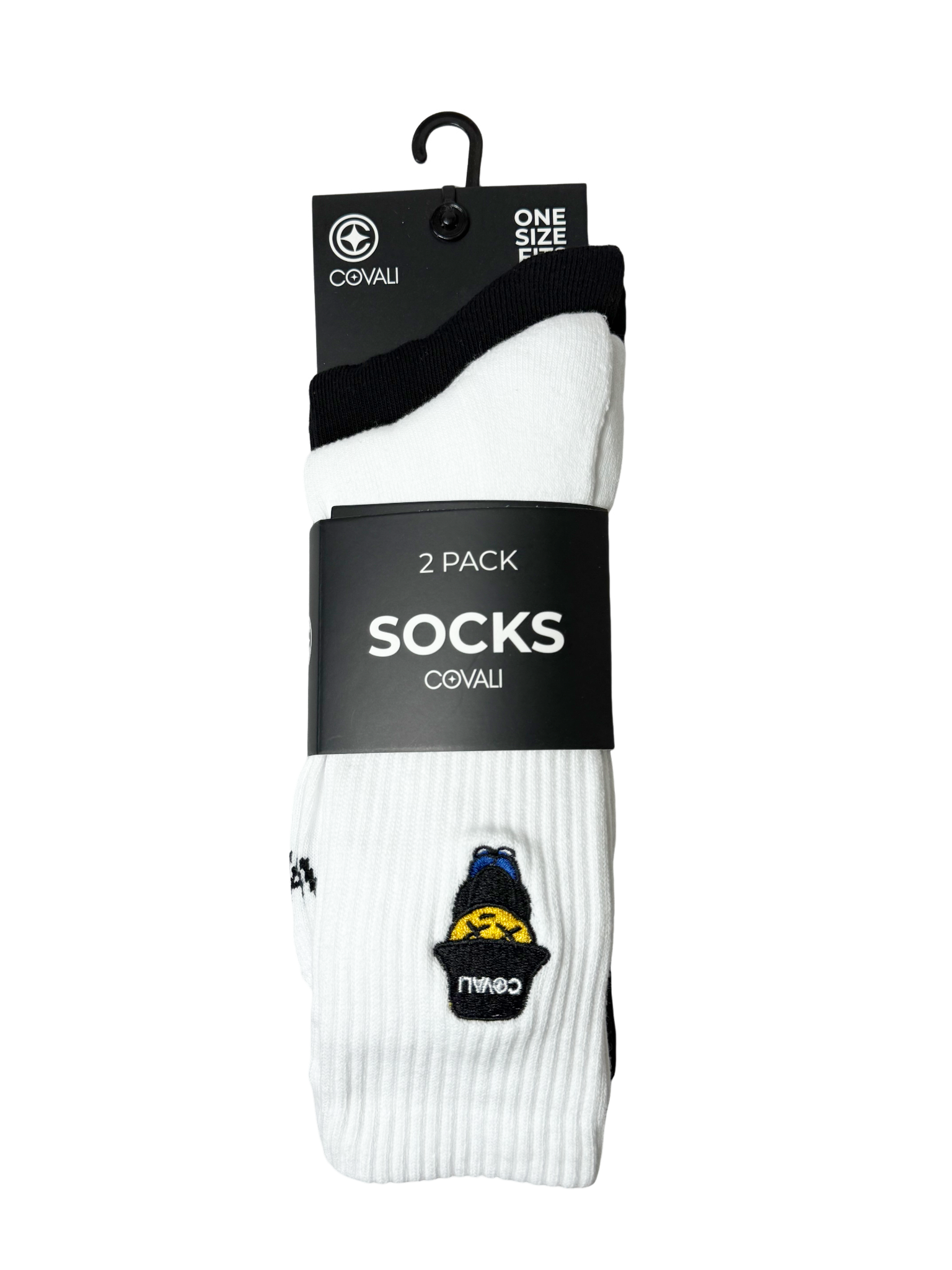 Covali 2 Pack Socks (One Size Fits All)