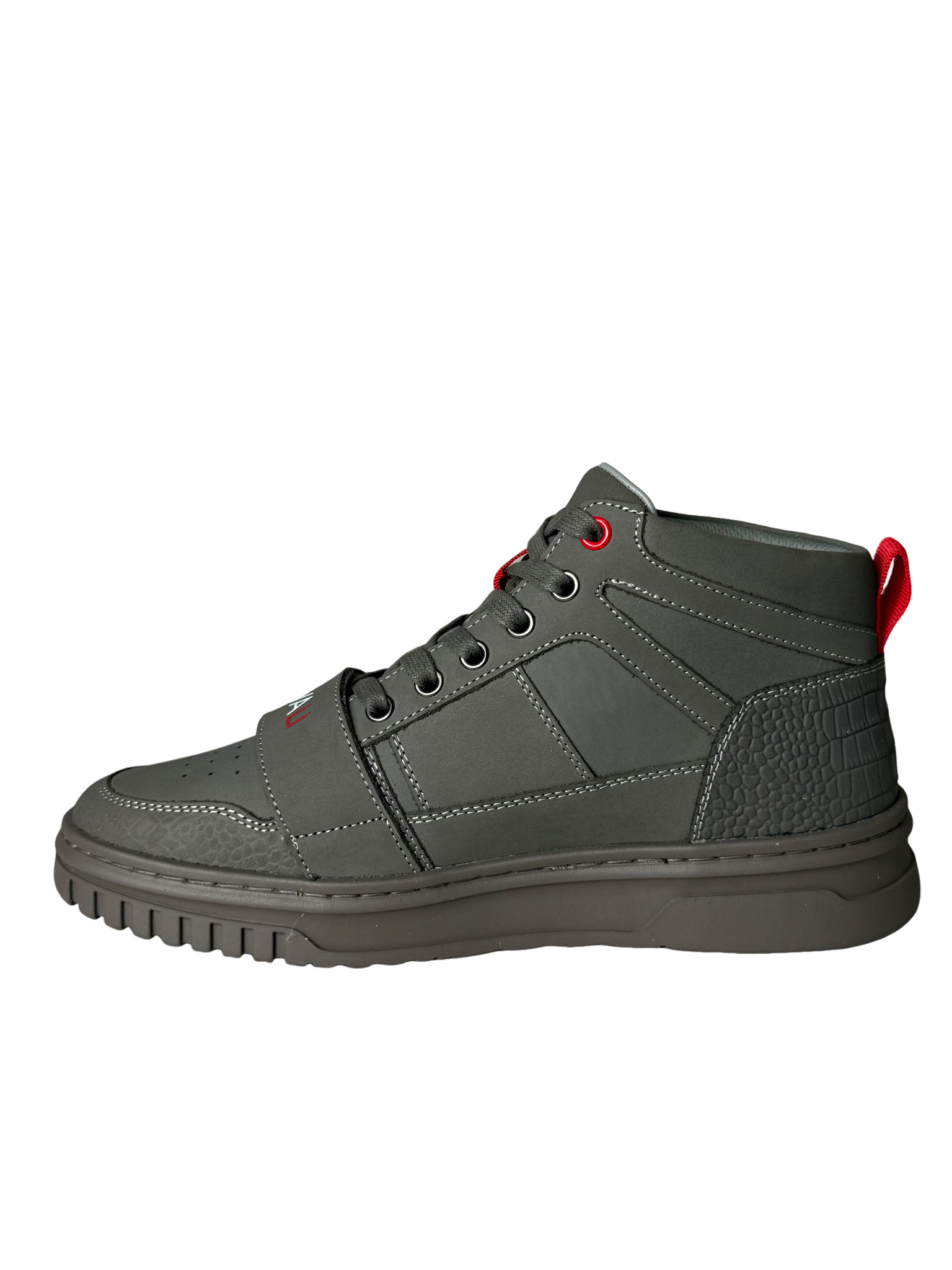 Covali Leather Botas Grey Italian Sneaker