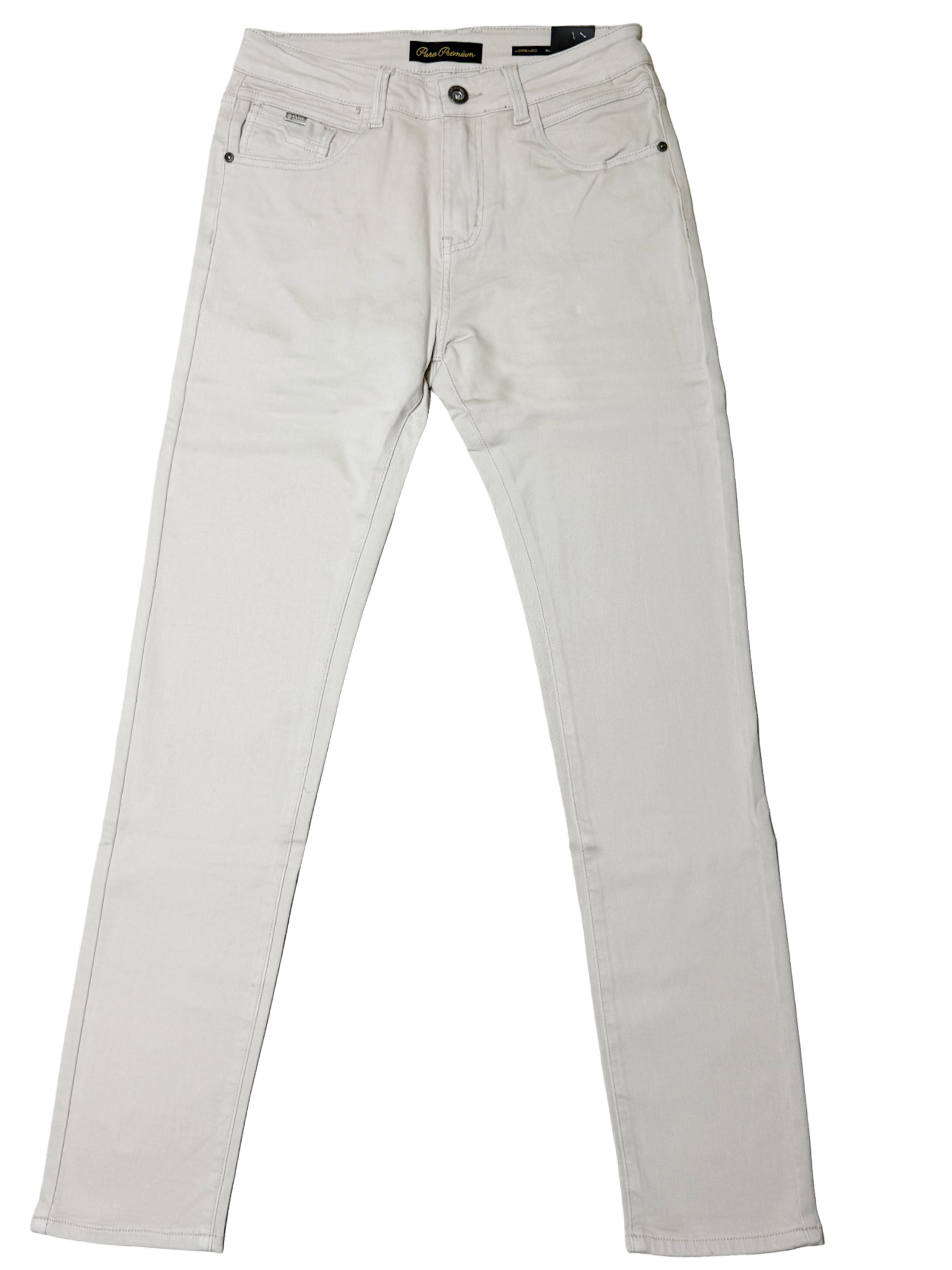 Pure Premium Lorenzo OFF White Slim Fit Jeans