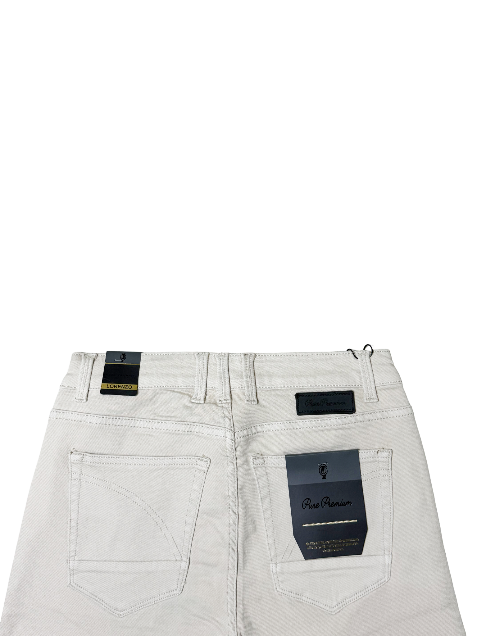 Pure Premium Lorenzo OFF White Slim Fit Jeans