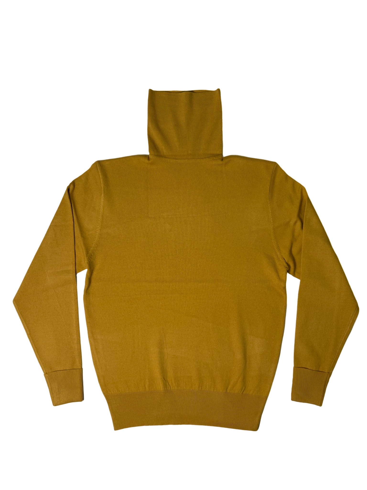 Pointing Polo Neck Mustard knitwear