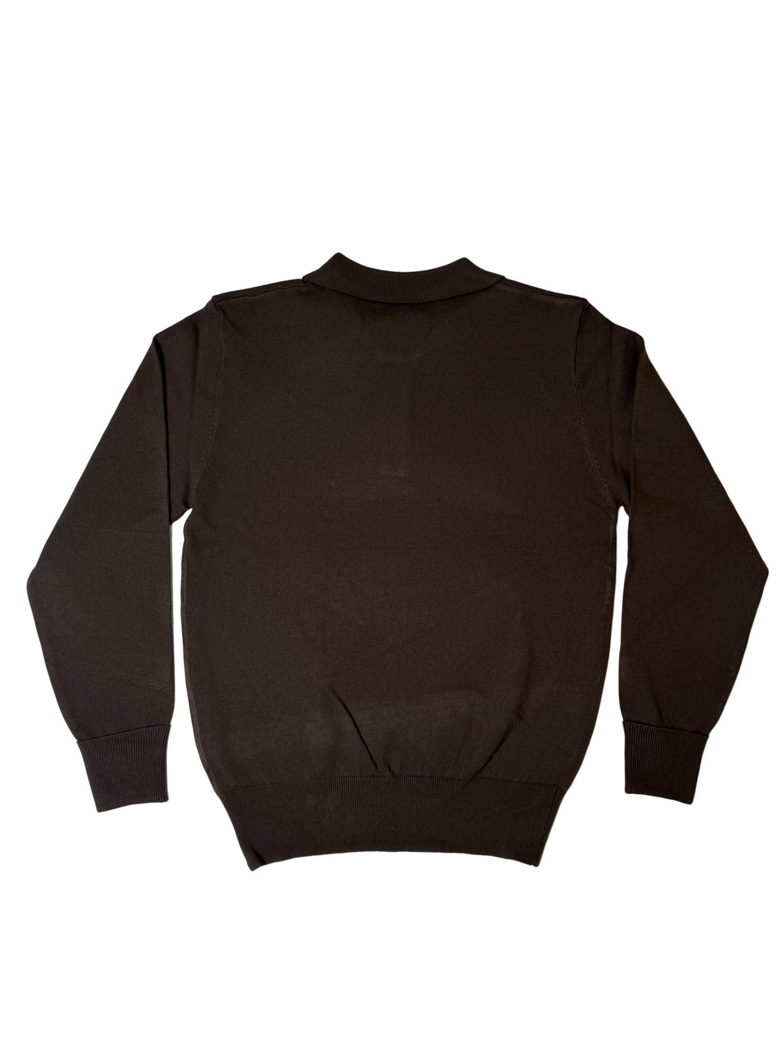 Pointing Knitwear Golfer Choclate Brown Jersey