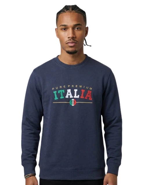 PURE PREMIUM Azzurri Navy Sweater