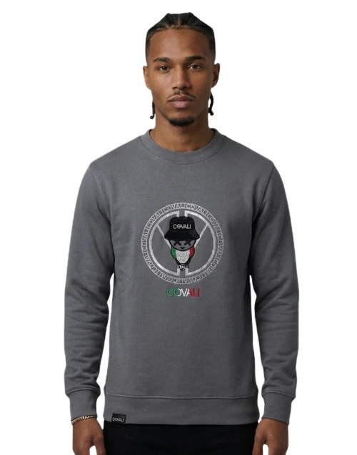Covali Dark Grey Italiano Sweater