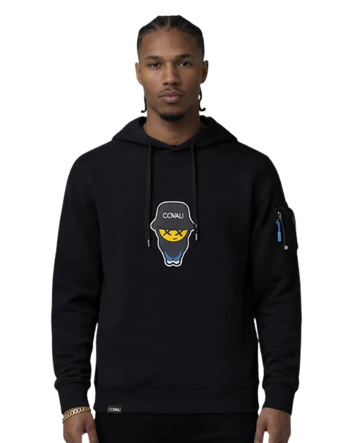 Covali Felpa Black Hoodie
