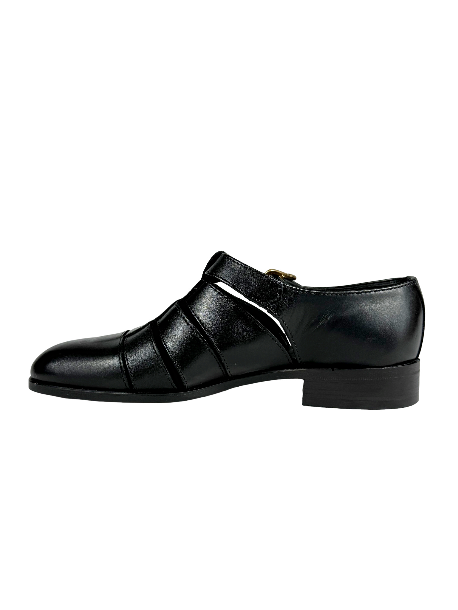 Crockett & Jones Kayden Black Buffcalf Fisherman Sandal
