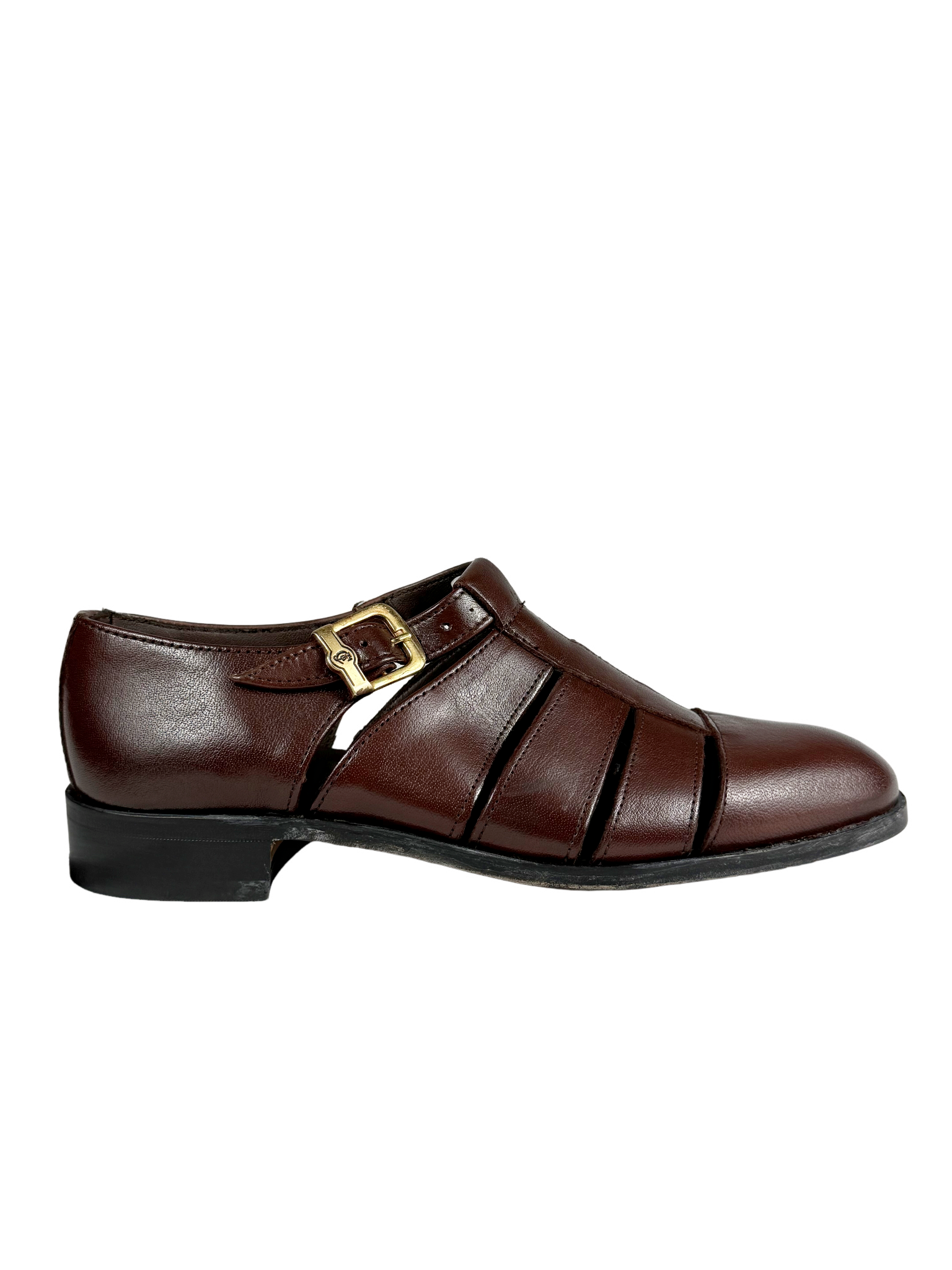 Crockett & Jones Kayden Teak Buffcalf Fisherman Sandal