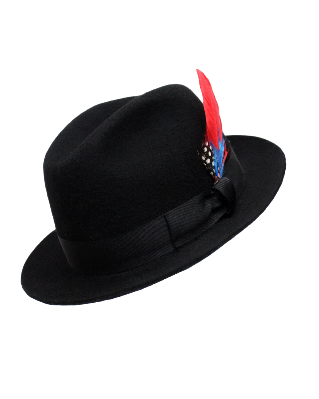 Trilby Deluxe Black Fedora Hat