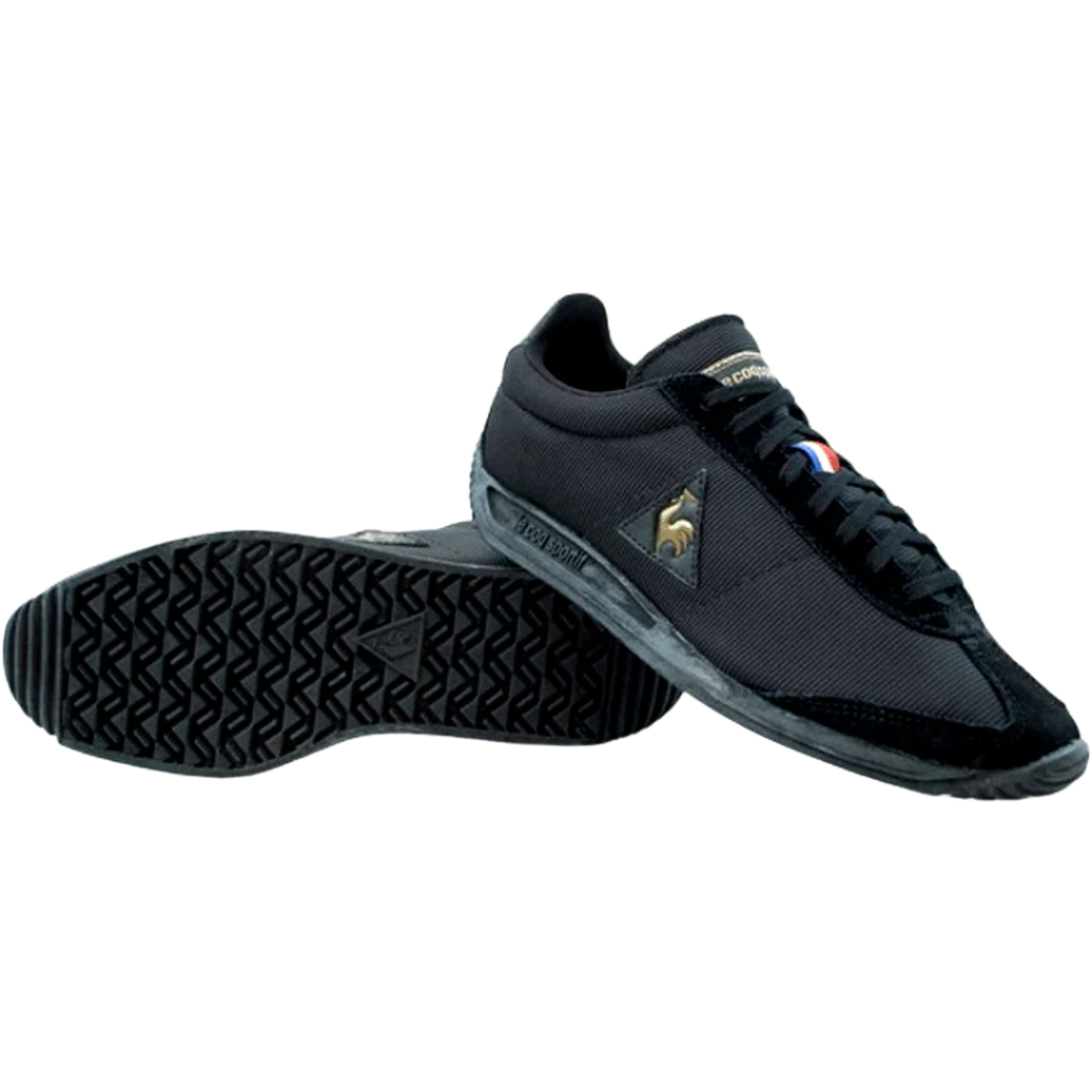 Lecoq Sportif Quartz Metallic Black Sneaker