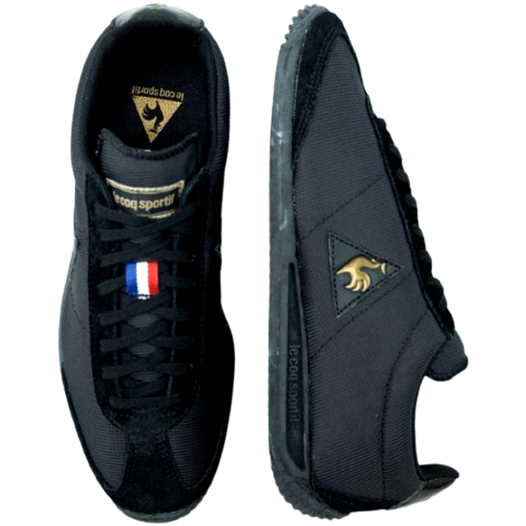 Lecoq Sportif Quartz Metallic Black Sneaker