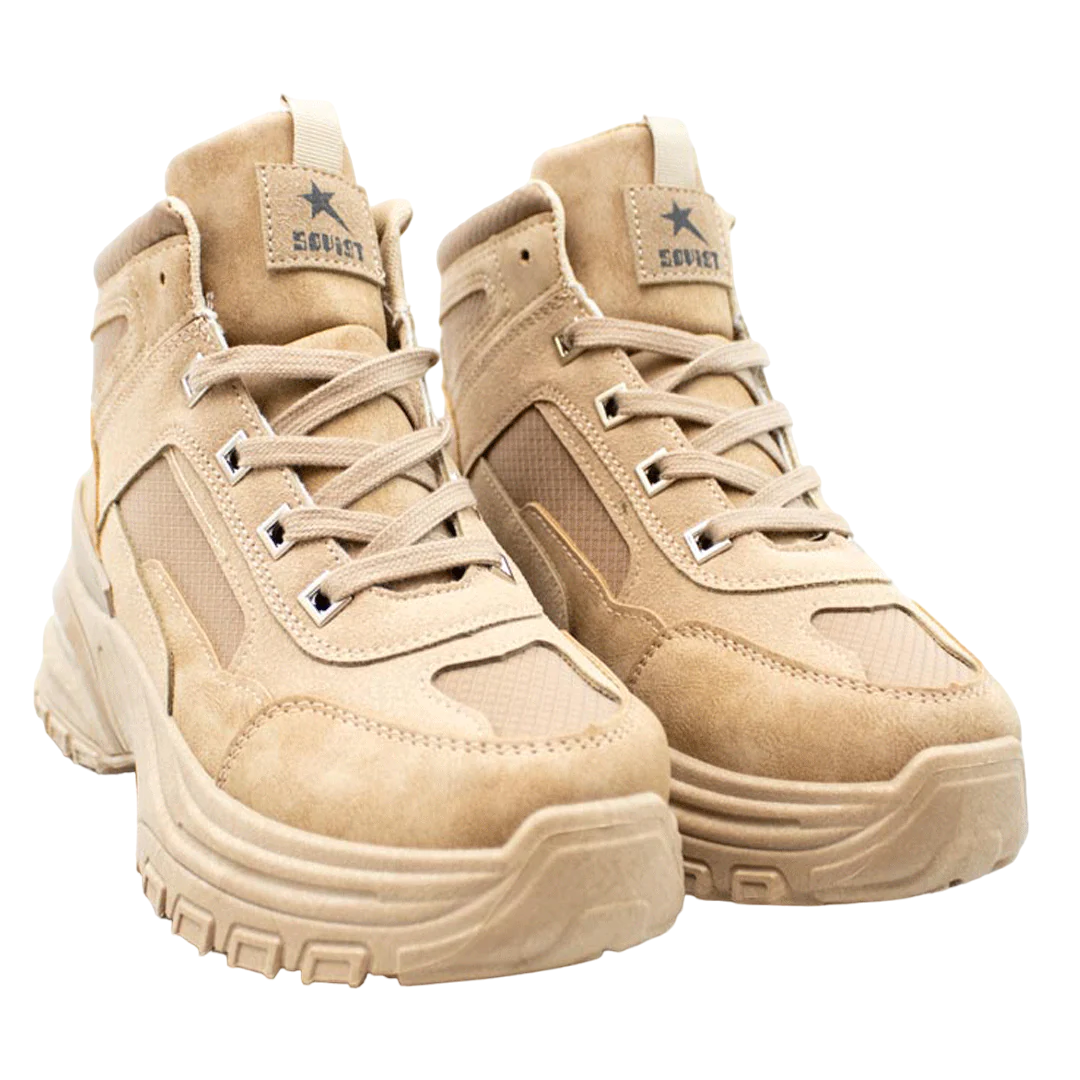 Soviet Mono HI Top Khaki Boot