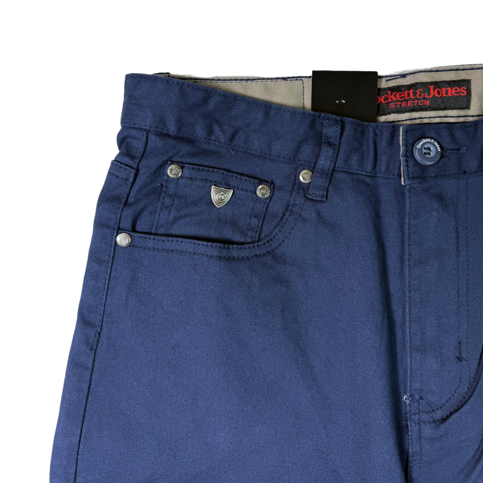 Crockett & Jones Blue Stretch Jean