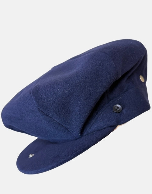 Ayres & Smith Navy Melton 8pc Hat