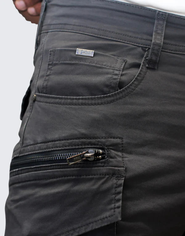 Pure Premium Clive Grey Cargo Pants