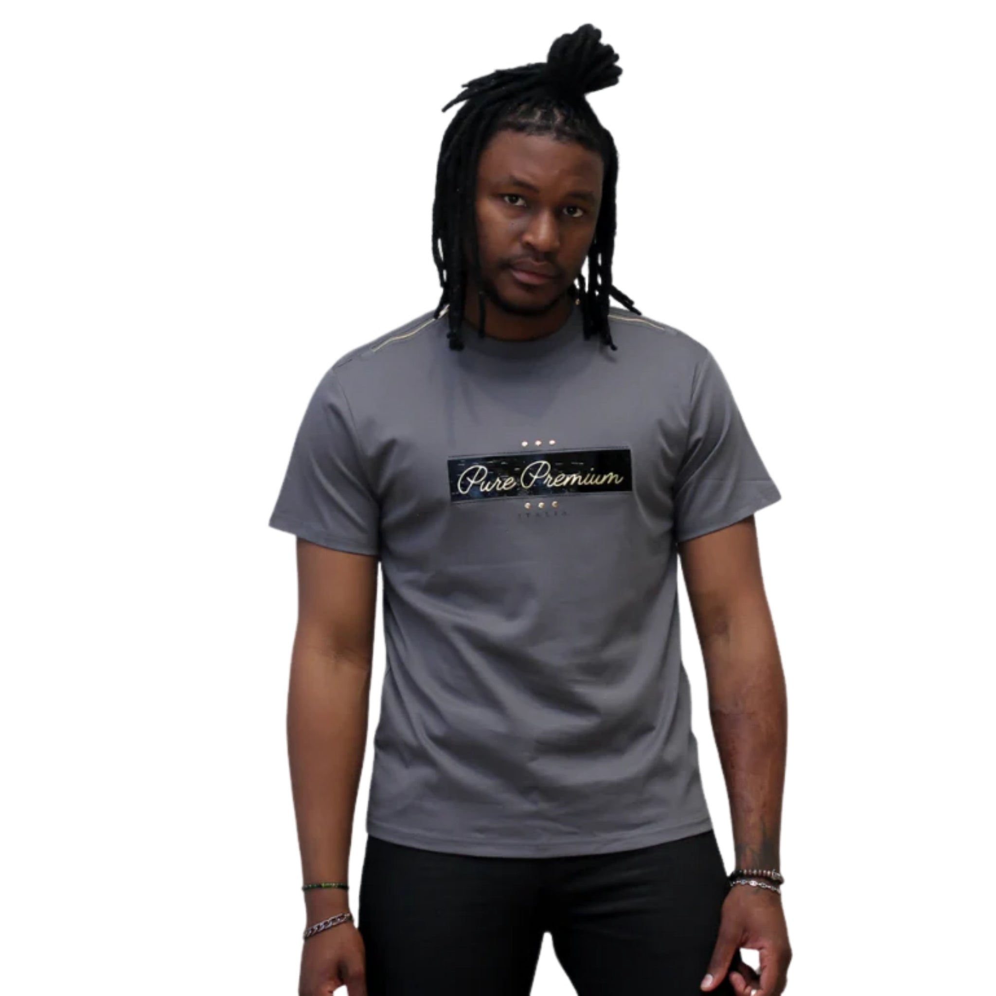 Pure Premium Taglio Charcoal T Shirt