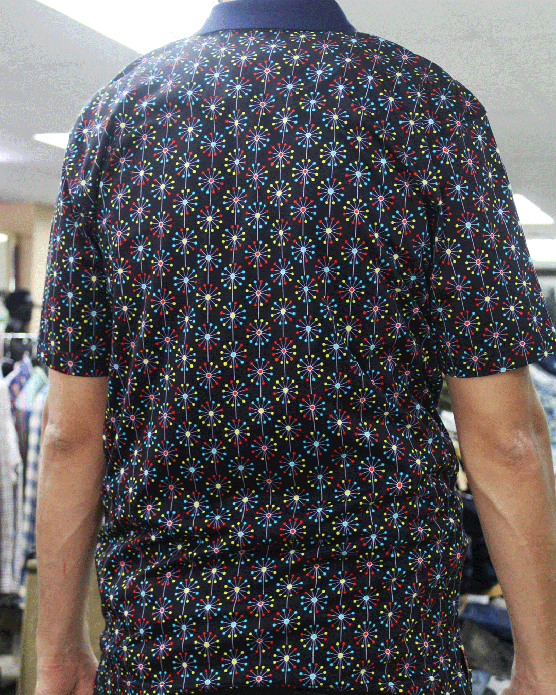 Rossini Italian Navy Golfer Double Mercerised