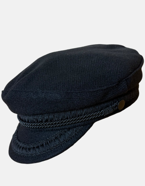 Greek Fisherman Captain Black Hat
