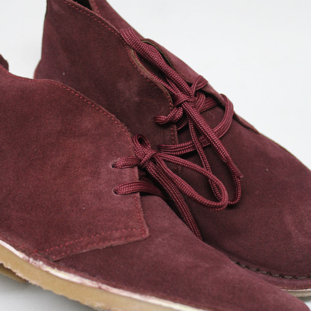 Desert Vellie Ladies Burgundy Lace Up Boot