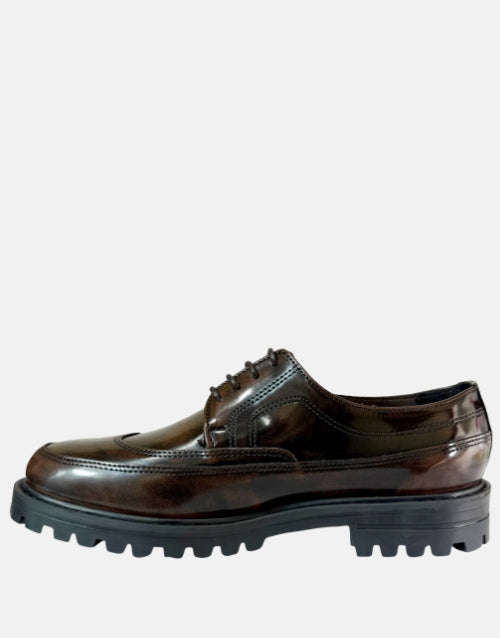 Filo Brown Hi-Shine Shoe