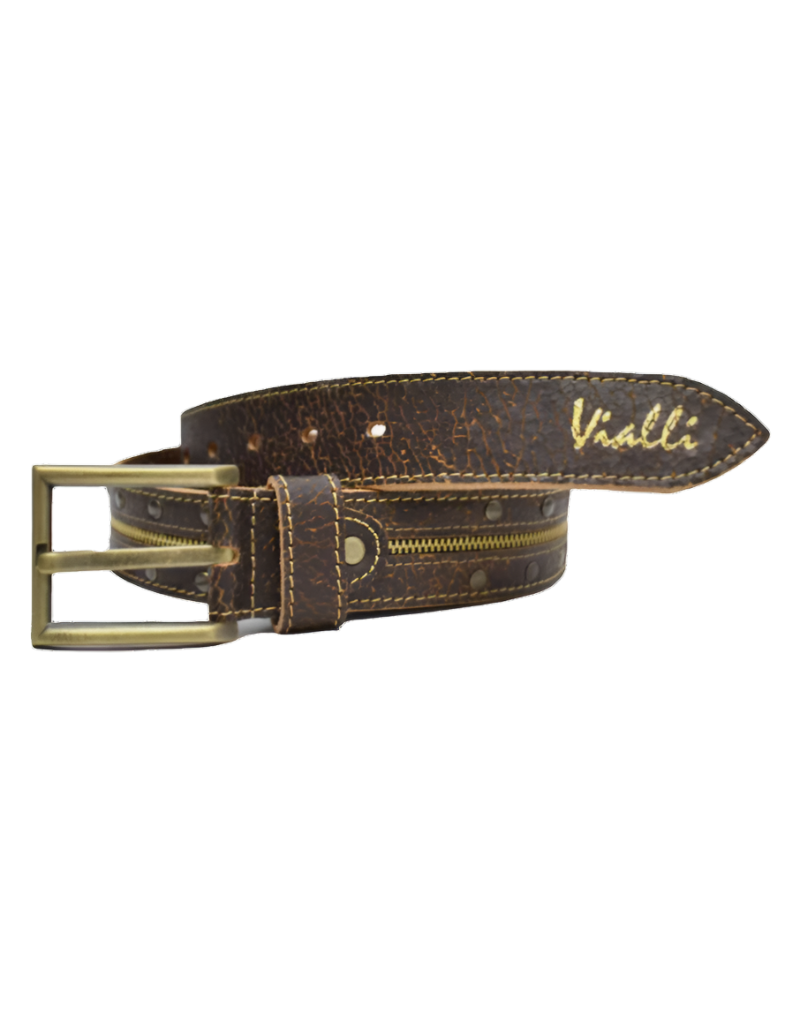 Vialli Leather Franzosi Brown Belt