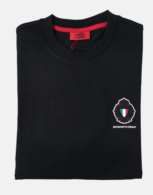 Enrico Coveri Black Italian Sweater