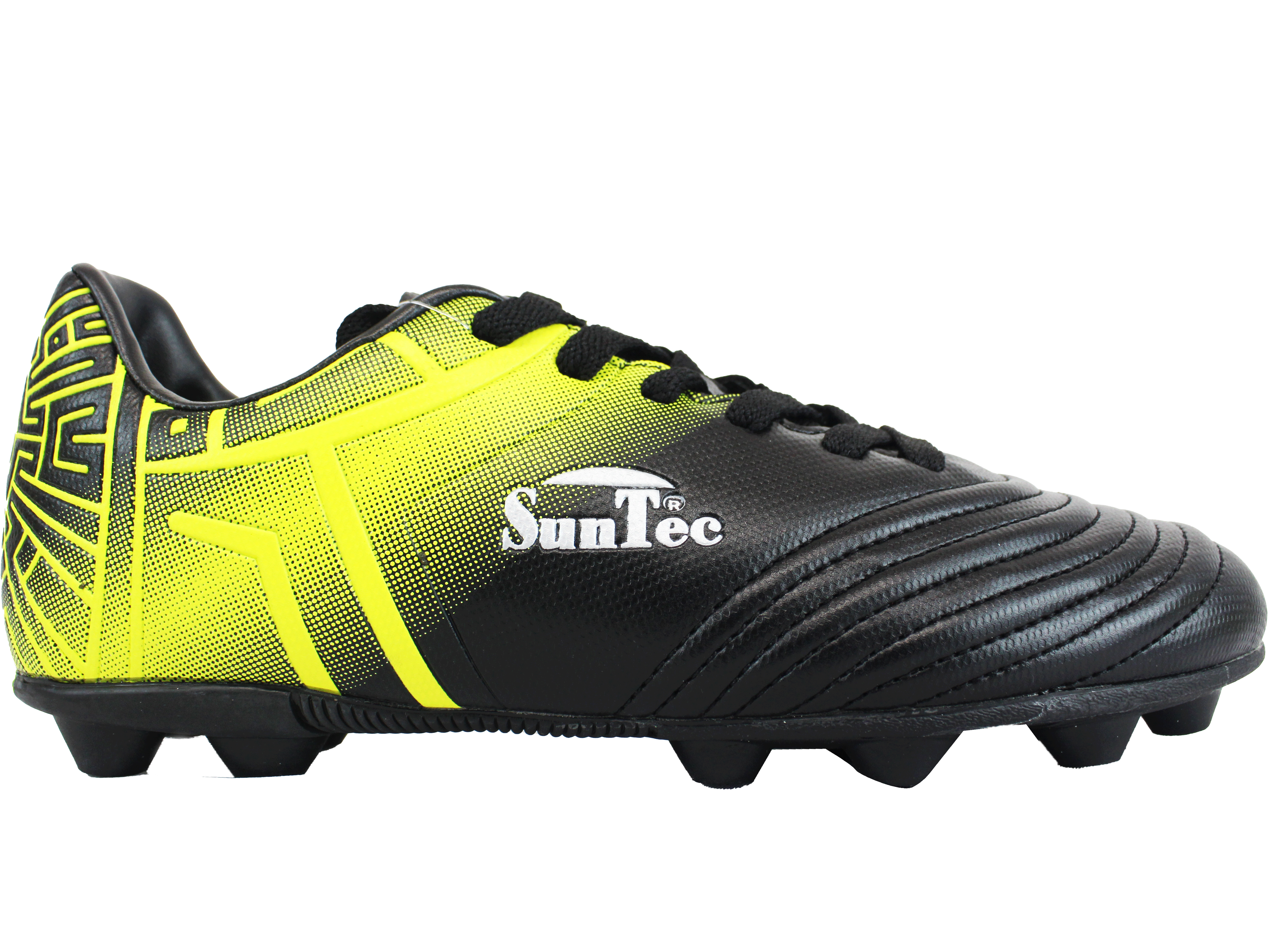 Sun Tec Black Yellow Soccer Boots