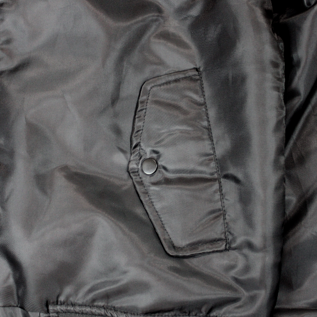 Max Black Reversible Bomber Jacket OG FIT