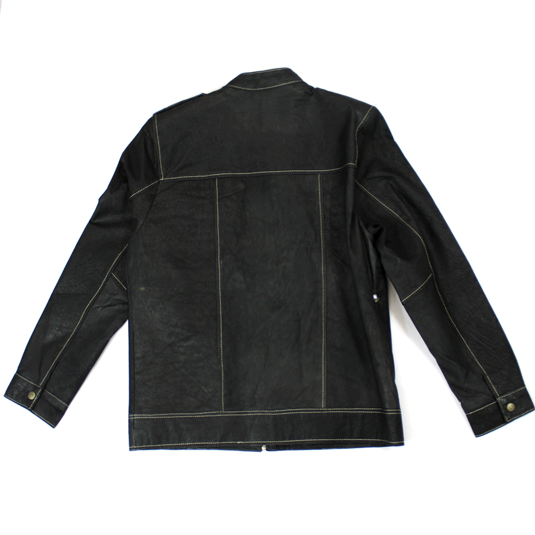 POINT Leather Black Biker Jacket
