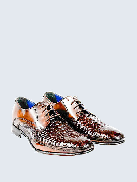 Johnston & Murphy Choc Brown Leather Shoes