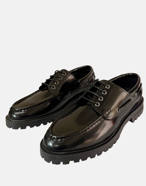 Filo Black Hi-Shine Shoe