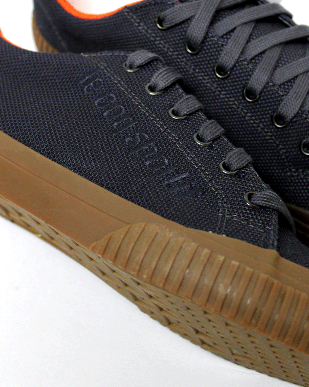 Lecoq Sportif Dune Army Ebony/Orange Sneaker