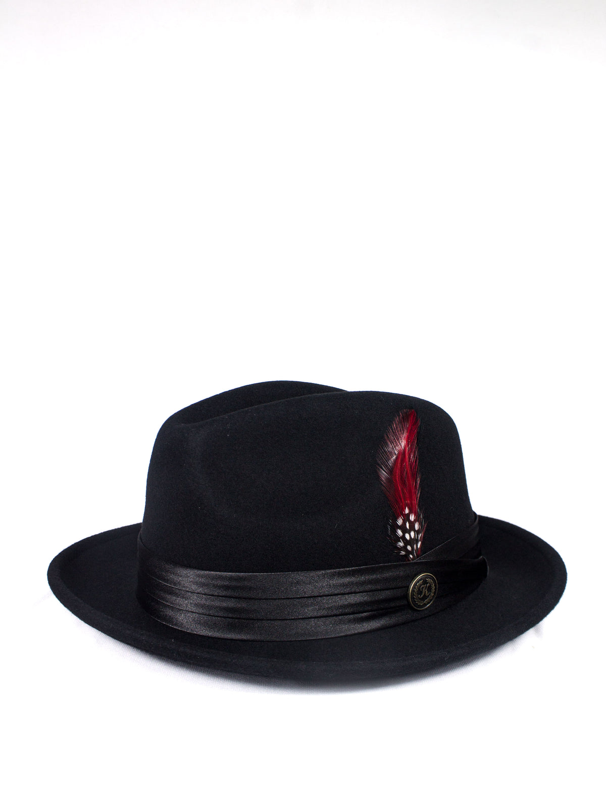 Leonardo Black Formal Hat