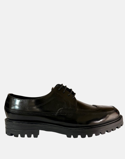 Filo Black Hi-Shine Shoe