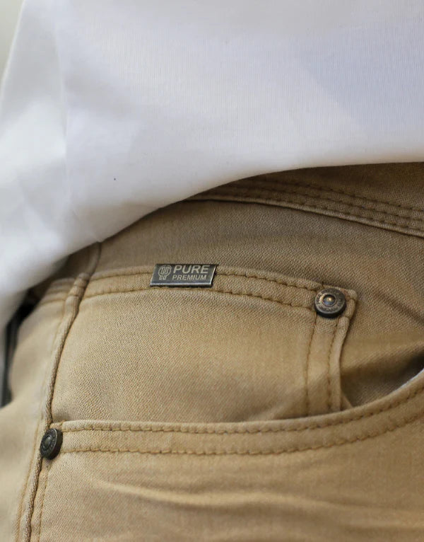 Pure Premium Lorenzo Khaki Jeans