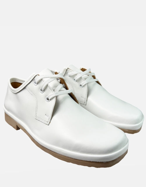Grasshopper Leather Sierra Softee White