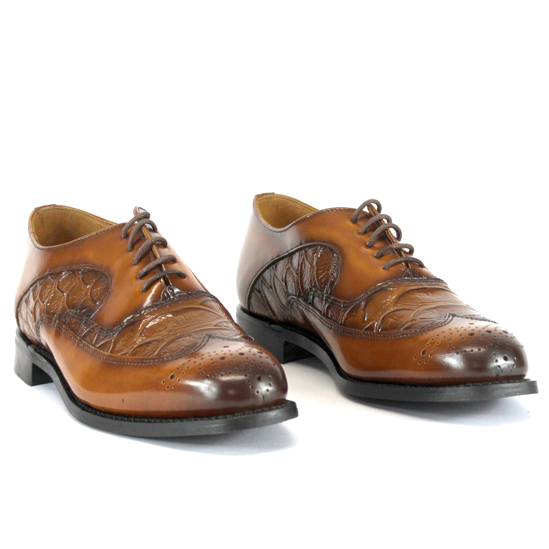 Bishop Leather Ivywood Tan Shoe